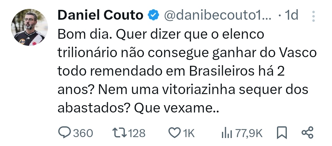 O maior defensor da cerveja império tweet media