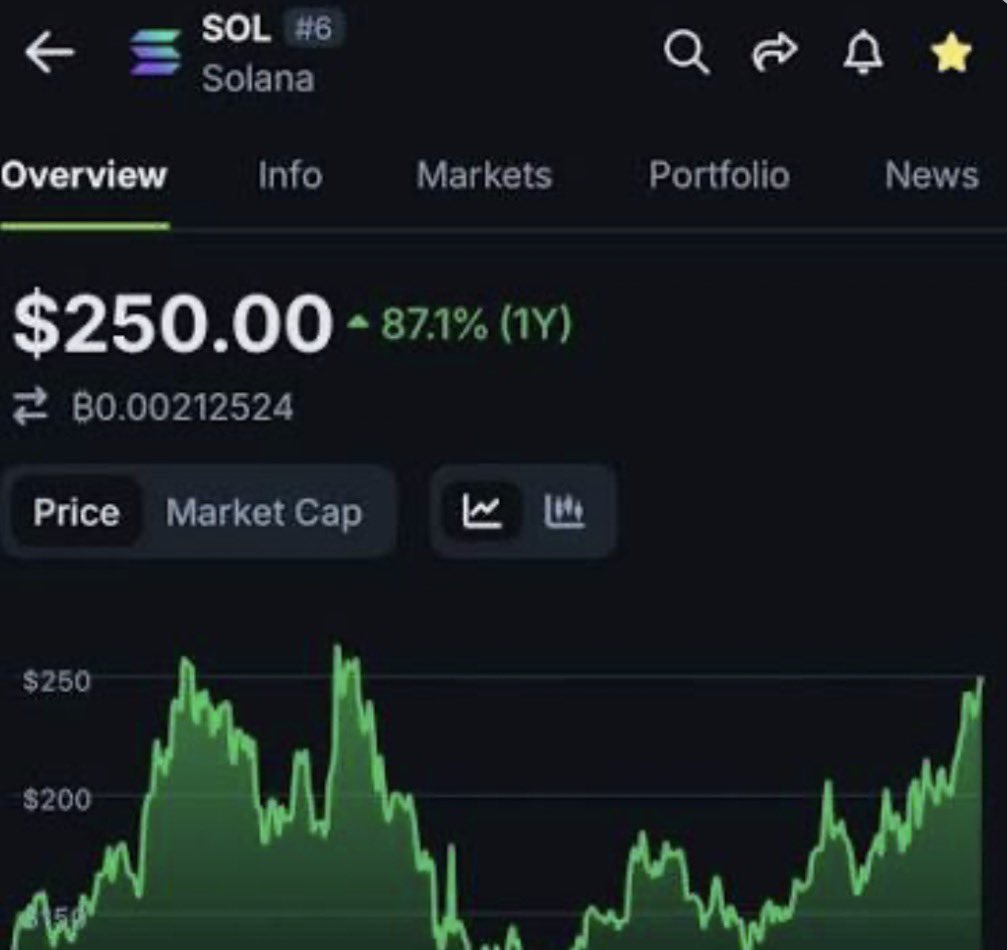 Will Solana ever reach $250 again???