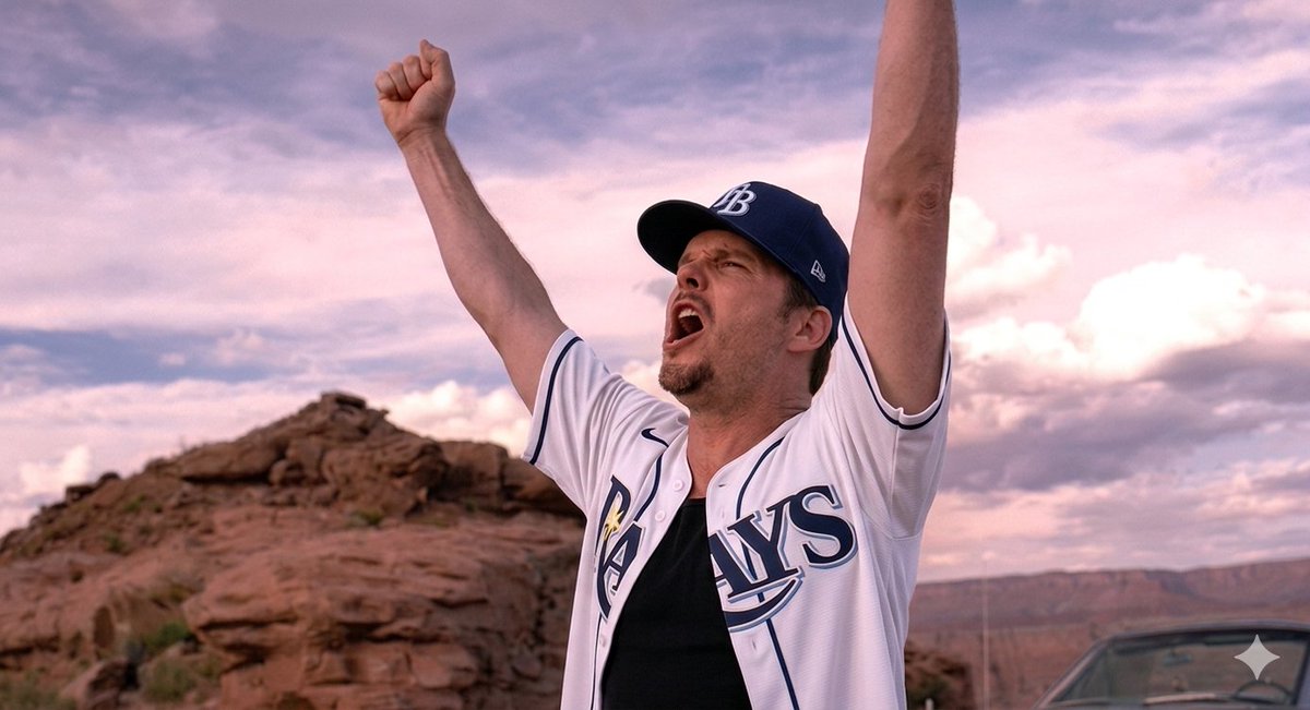 WatchOut4MikeM's tweet photo. Anyone else miss Johnny Drama after a @RaysBaseball win? https://t.co/Rs25lgA0v6
