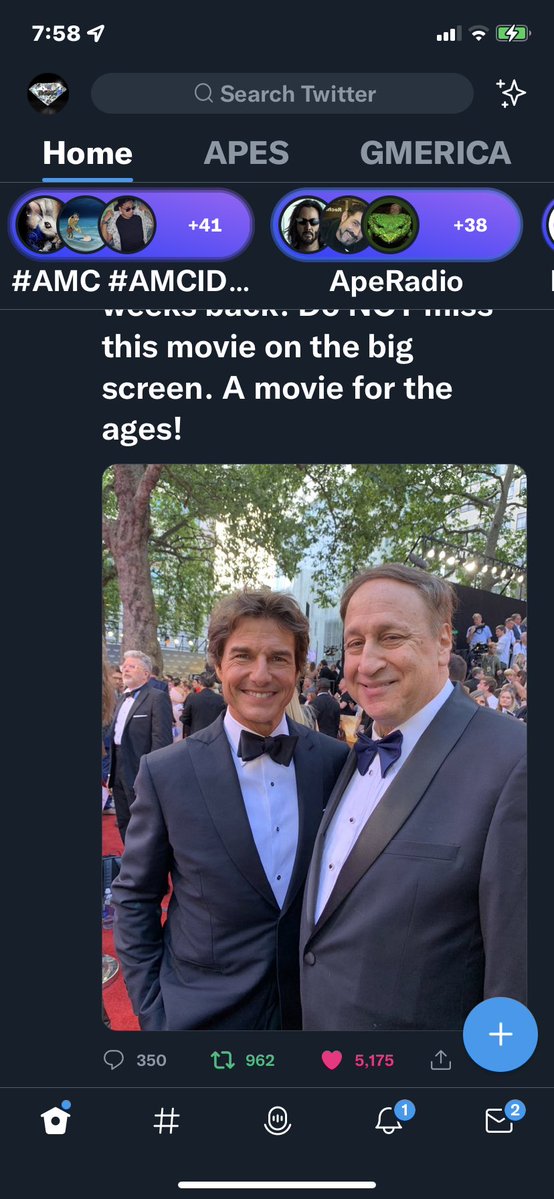 rambo43_hahn's tweet image. Can’t wait to see again at #AMCTheatres #TopGun
