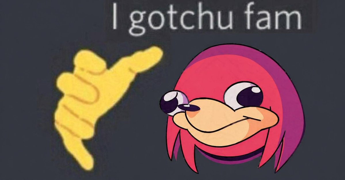 Ugandan Knuckles DAWAE tweet media