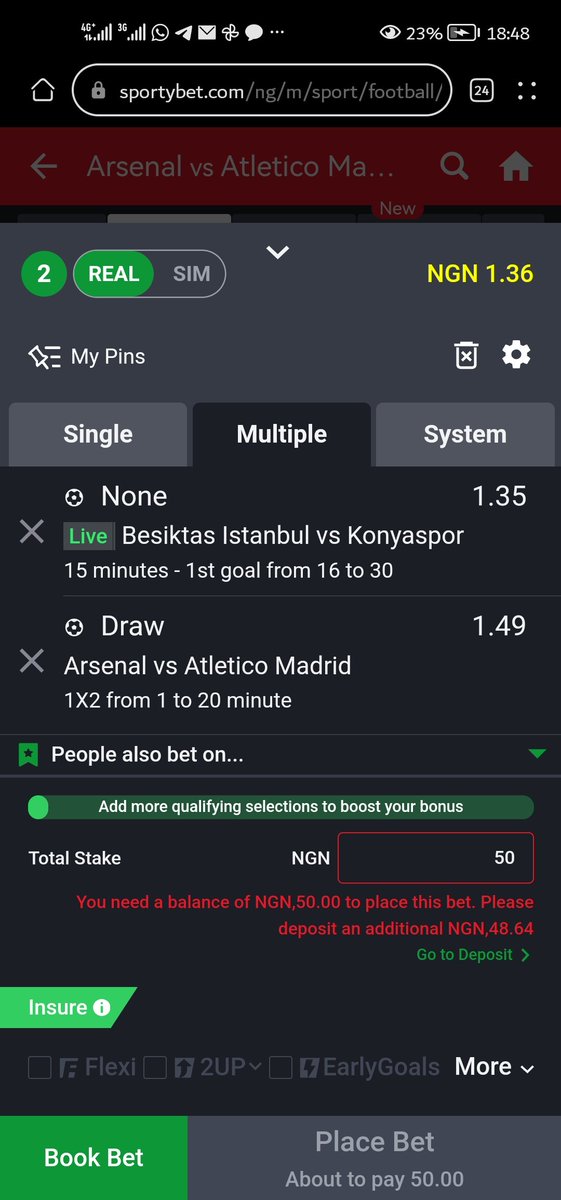 Let's play live games 2odd
1st game
