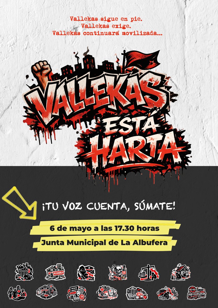 ¡¡ VALLEKAS ESTÁ HARTA !! tweet media