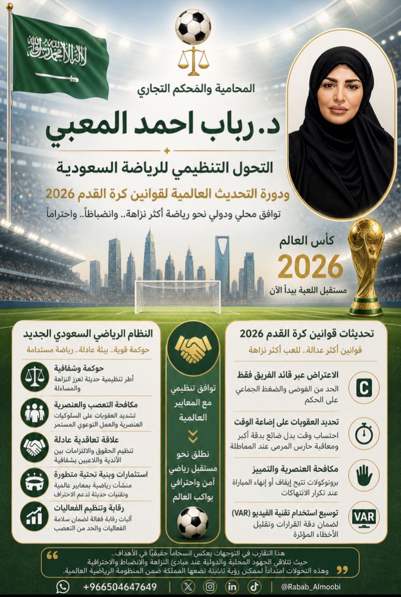 المحامية والمحكم التجاري د.رباب المعبي tweet media