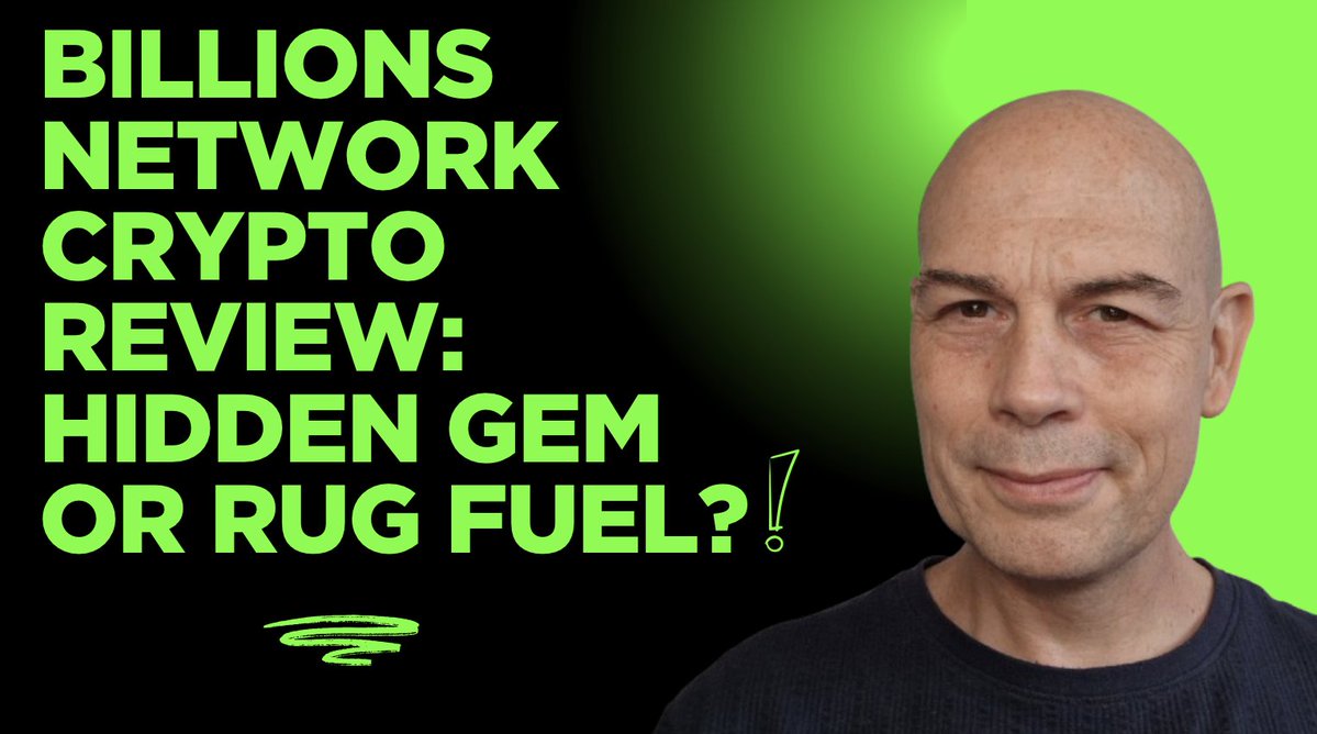 crypto_lunatic_'s tweet image. Billions Network Review  Hidden Gem or Rug Fuel? 

#Billions #BILL #crypto #review
youtu.be/l0eC7gADcg8?si…