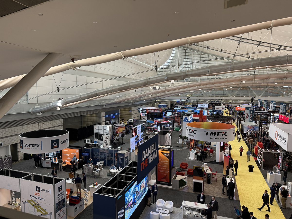 GSE_eng's tweet photo. It's Day 2 at AISTech 2026. Come see us at booth #1451 until 6 pm today. See us tomorrow from 10 am - 3 pm. Here's some photos of Day 1. #AISTech2026 #CreatingSolutions https://t.co/5oJIr2qREg