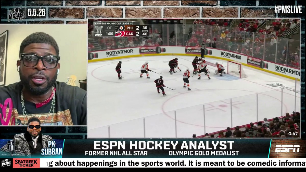 P.K. Subban backs Hurricanes as legitimate Stanley Cup Final contender on McAfee Show