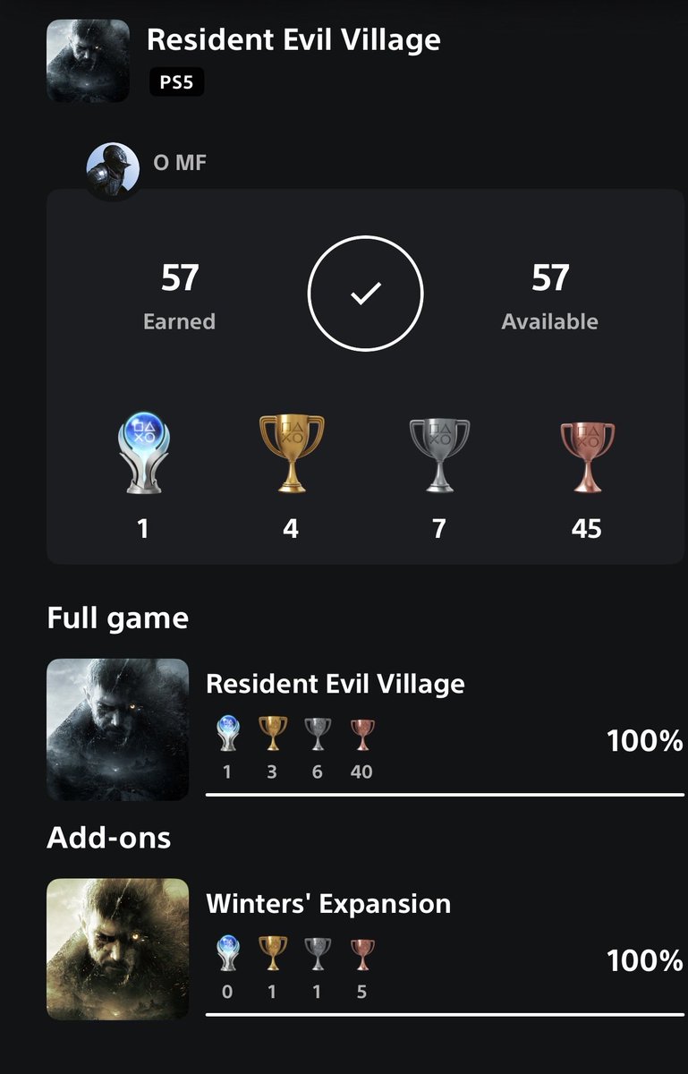 o663_'s tweet photo. Goodbye Rosemary 😢🔥🔥🔥🫡🫡🫡 

Peak story peak protagonist peak father 🔥🔥🔥🔥🔥🔥😢🫡🫡
#resident_evil #re8 #ps5 #platinum 
#completionist #all_trophies https://t.co/qJu0ryEZwm
