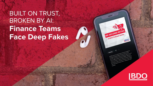 ricopal's tweet photo. The latest @BDOConsumer 60-second Retail episode looks at how deepfake technology is reshaping the fraud landscape for finance teams. Learn why AI impersonation is more than a cybersecurity issue and what it means for approvals, payments, and risk: https://t.co/E8Yi5MFdEY https://t.co/nNo5JS3zvW