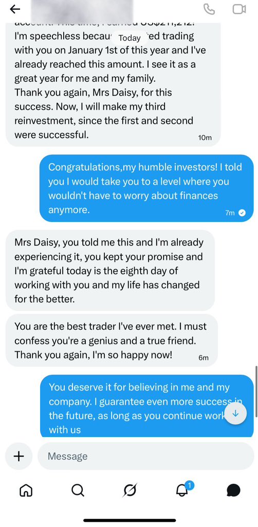 Daisy_bren's tweet photo. Thank you for the great feedback. 🙏
Stay committed and keep building — results will follow. 📈
Congratulations on your progress.
#CryptoInvestment #EarnDaily #OnlineBusiness #IncomeStream #StartNow #HustleSmart #WinningMindset #CryptoMindset #ForexLifestyle #TakeActionNow https://t.co/HjWPN8UZyc