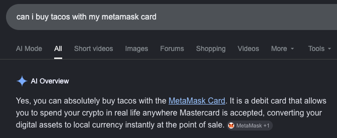 MetaMask's tweet photo. cinco de mayo has landed on taco tuesday for the first time since 2020.

you know what to do. https://t.co/2UAjrVXLp4