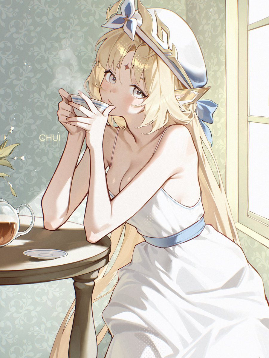 Nicole enjoying her morning tea🫖
#GenshinImpact #原神