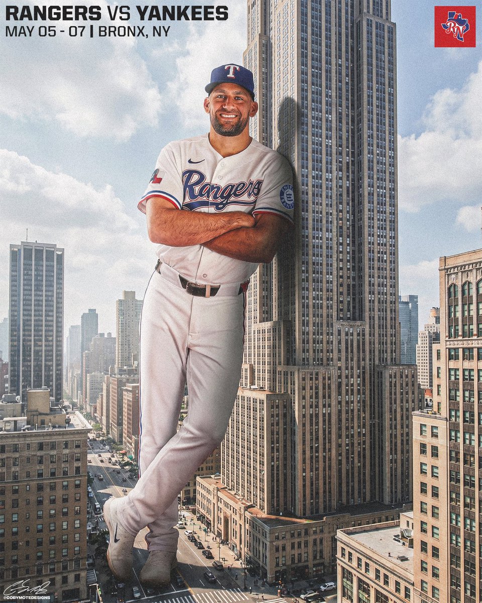 Rangers__Nation's tweet image. Nathan Eovaldi hasn’t allowed a run in his last 17 innings of work vs the Yankees

Will he continue his scoreless streak tomorrow night? 

Rangers at Yankees begins tonight at 6:05 PM!