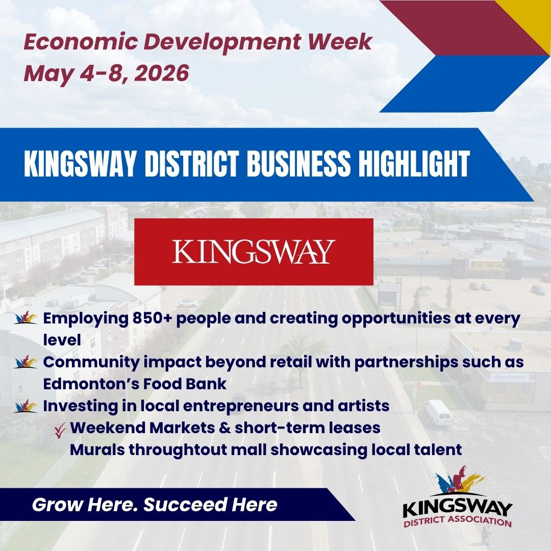 EdmKingsway's tweet image. Kingsway Mall is a cornerstone of economic growth in our district— creating opportunities at every level.

From rooftop gardens and beehives to local entrepreneurs and artists!

#EconomicDevelopmentWeek #KingswayDistrict #CommunityDriven