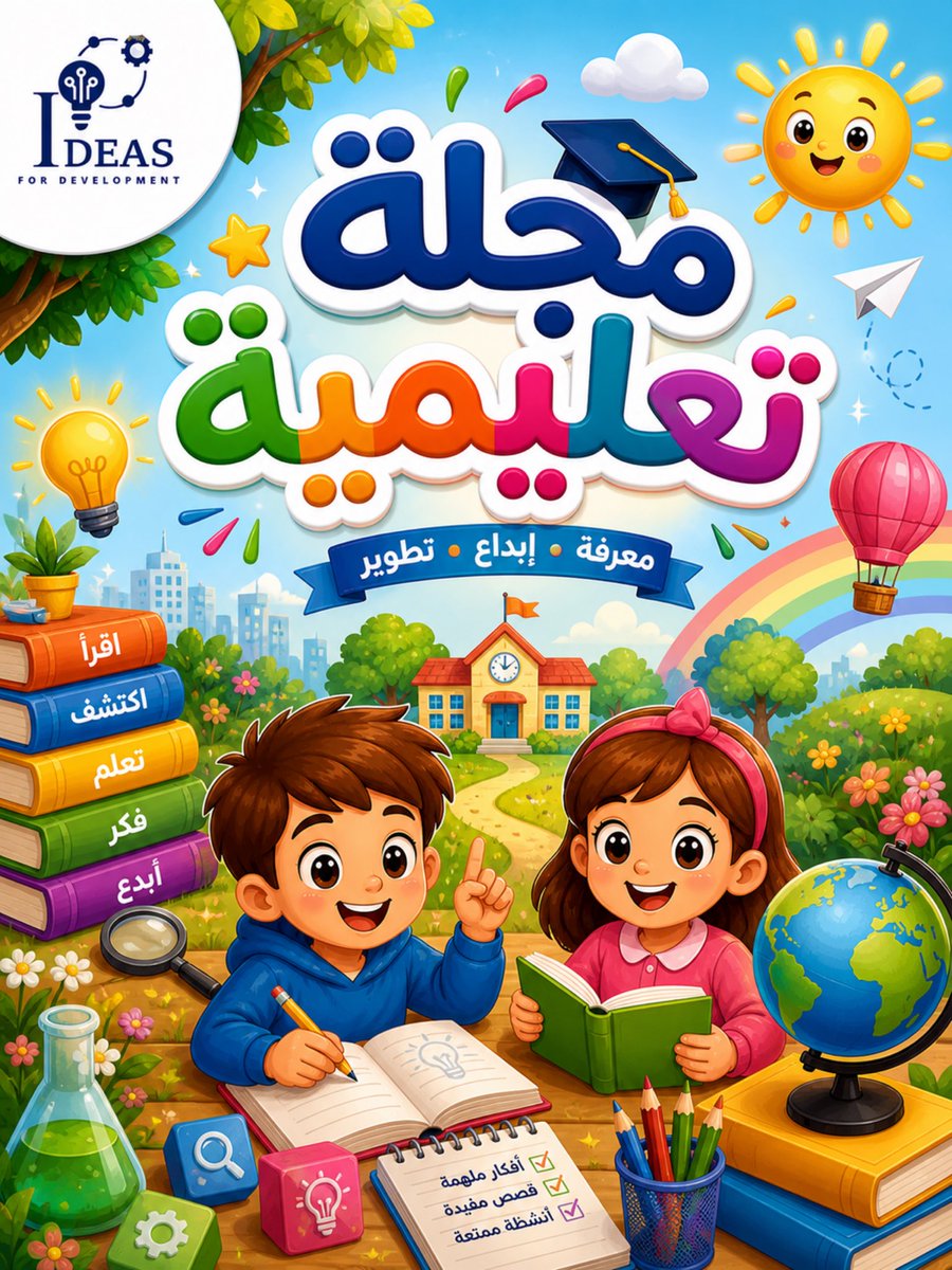 ideas_zubaida's tweet photo. هل تخيلت أنك تقدر تصمم مجلة مدرسية تعليمية كاملة خلال دقائق؟
مع أدوات الذكاء الاصطناعي مثل ChatGPT، أصبح الإبداع أسهل، أسرع، وأكثر متعة 

#التعليم_بالذكاء_الاصطناعي
#تصميم_تعليمي
#مجلة_مدرسية
#تعليم_إبداعي
#Chatgpt https://t.co/Gi5m8IxcY1