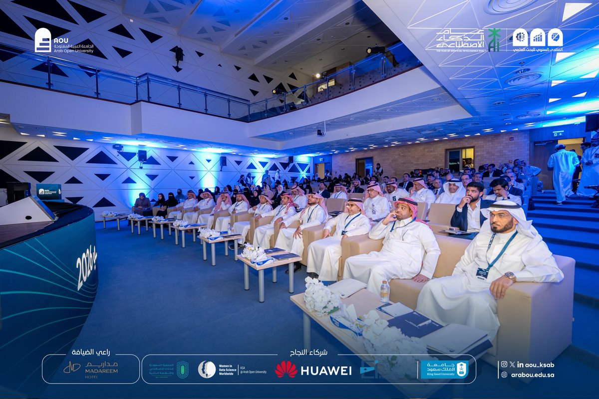AOU_KSAB's tweet photo. نظمت #الجامعة_العربية_المفتوحة ، المنتدى السنوي للبحث العلمي 2026 تحت شعار "البحث العلمي والذكاء التشاركي : تقييم التحديات واستشراف المستقبل" ، وذلك بهدف تعزيز الابتكار، وتبادل المعرفة، وبناء جسور التعاون بين الباحثين لتحقيق مستقبل علمي أكثر تطورًا واستدامة. https://t.co/O5jfXnqIhz