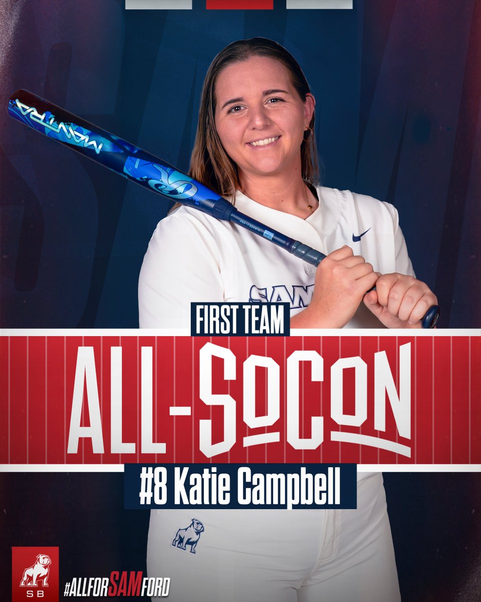 SamfordSB's tweet photo. Three Bulldogs named to the All-SoCon First Team 🐶🥎

#AllForSAMford https://t.co/tOPIXR4UYg
