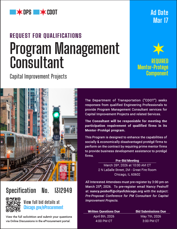 Chicago Department of Procurement Services (DPS) tweet media