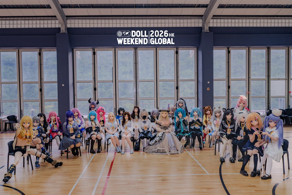 doll_weekend's tweet photo. DAY1 Group Photo of Doll Weekend Global 2026 HongKong~

#DWG 
#DW https://t.co/jxQHHho6nI