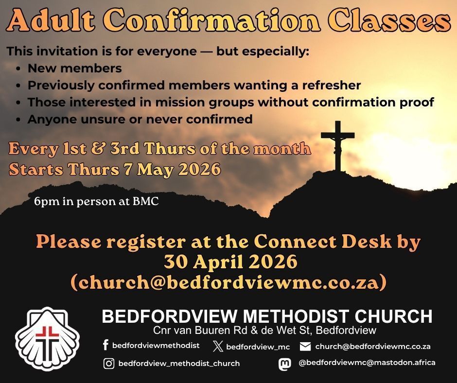 Bedfordview Methodist Church tweet media