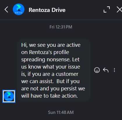 SableEbony's tweet photo. Everyday Life When You Try Your Luck With Rentoza! 
They Know Threaten People For Standing For The Truth @X @WeAreRentoza We Are Tired! You're Business Is Running BUT No Customer Is Being Assisted, Only Money Taken. @NFO_Ombud https://t.co/2X6fhGLnj7
