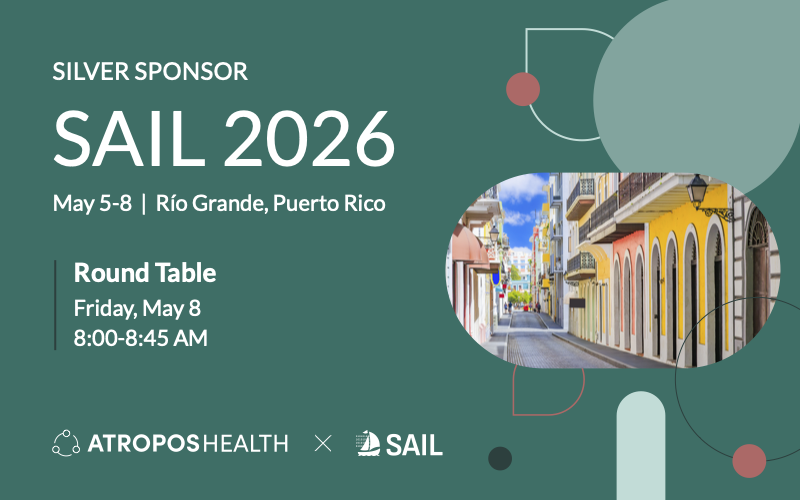 AtroposHealth's tweet photo. #AtroposHealth is sponsoring SAIL in Puerto Rico, May 5-8. Join Dr. @BrighamHyde &amp; Dr. Saurabh Gombar on 5/8 for a session on Agentic AI in medicine. See you in Puerto Rico!

#SAIL2026 #SAILConference #RWE #HealthcareInnovation https://t.co/IYaDjbnhYU