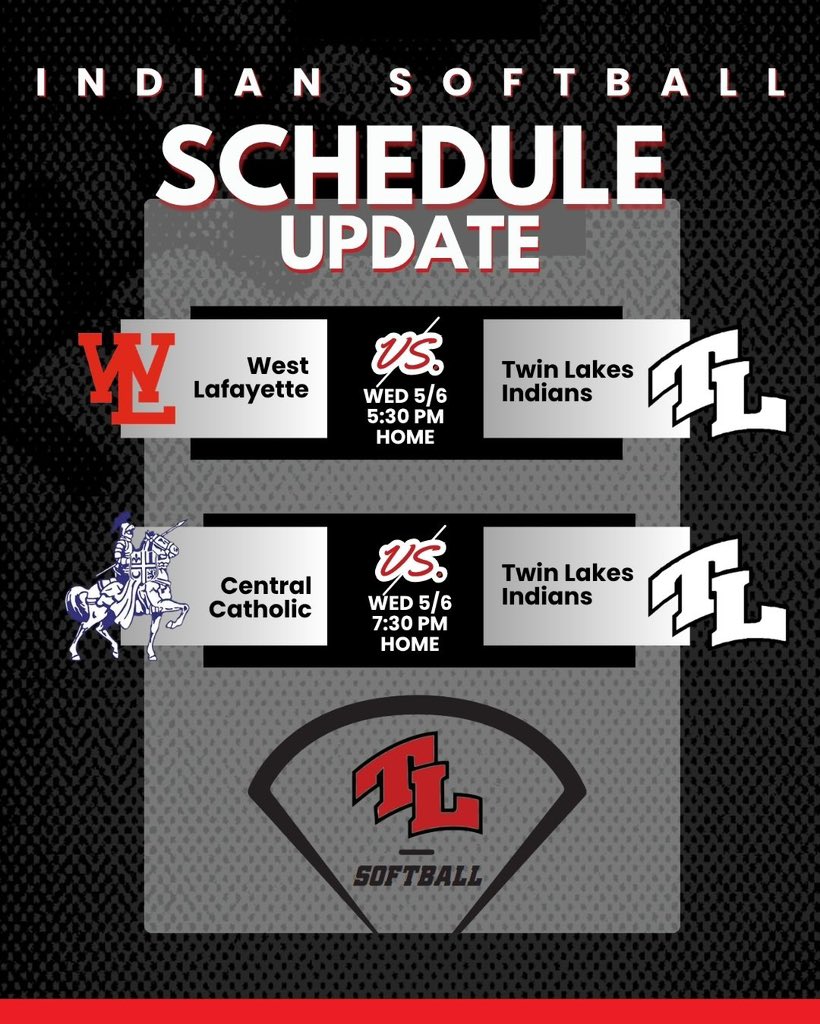 TLSoftball's tweet photo. Today’s game with CC has been moved to 7:30pm tomorrow due to weather. https://t.co/1h6nCdd65q