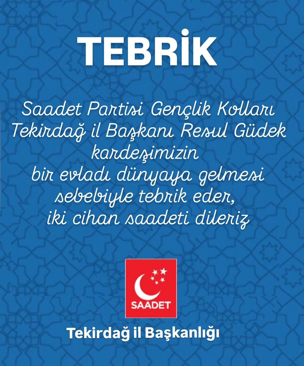 Saadet Tekirdağ tweet media