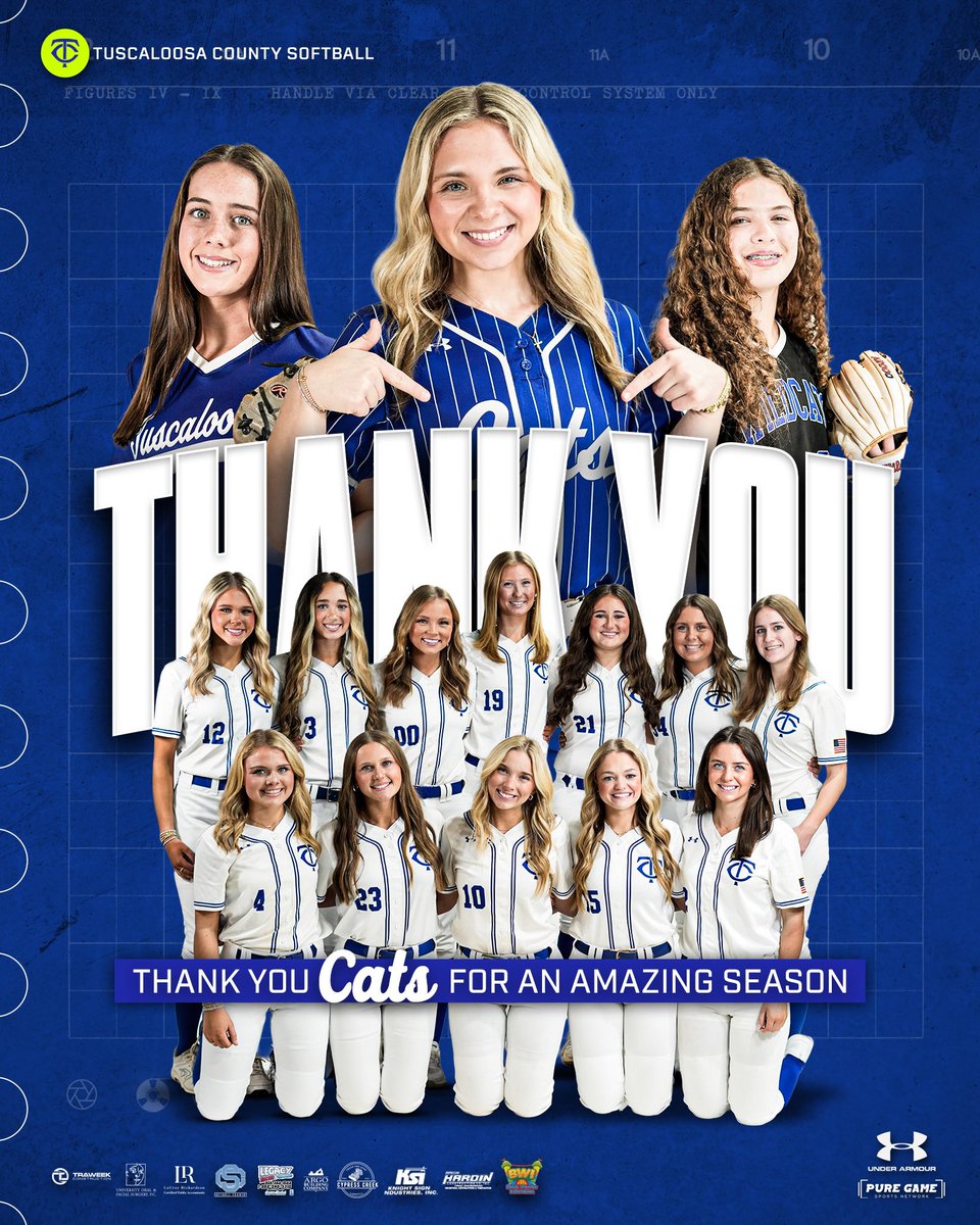 softball_tchs's tweet photo. Yesterday concluded our 2026 season. Congratulations to @kensleyspann and @evansoftball16 for being selected to the Area All-Touranement team!

#GoCats | #SetApart https://t.co/MSk4dnl8wa