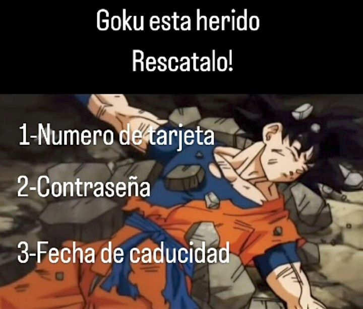 Choclo_VR's tweet photo. Rápido chicos Goku necesita de su ayuda! https://t.co/SUusjhK3BS
