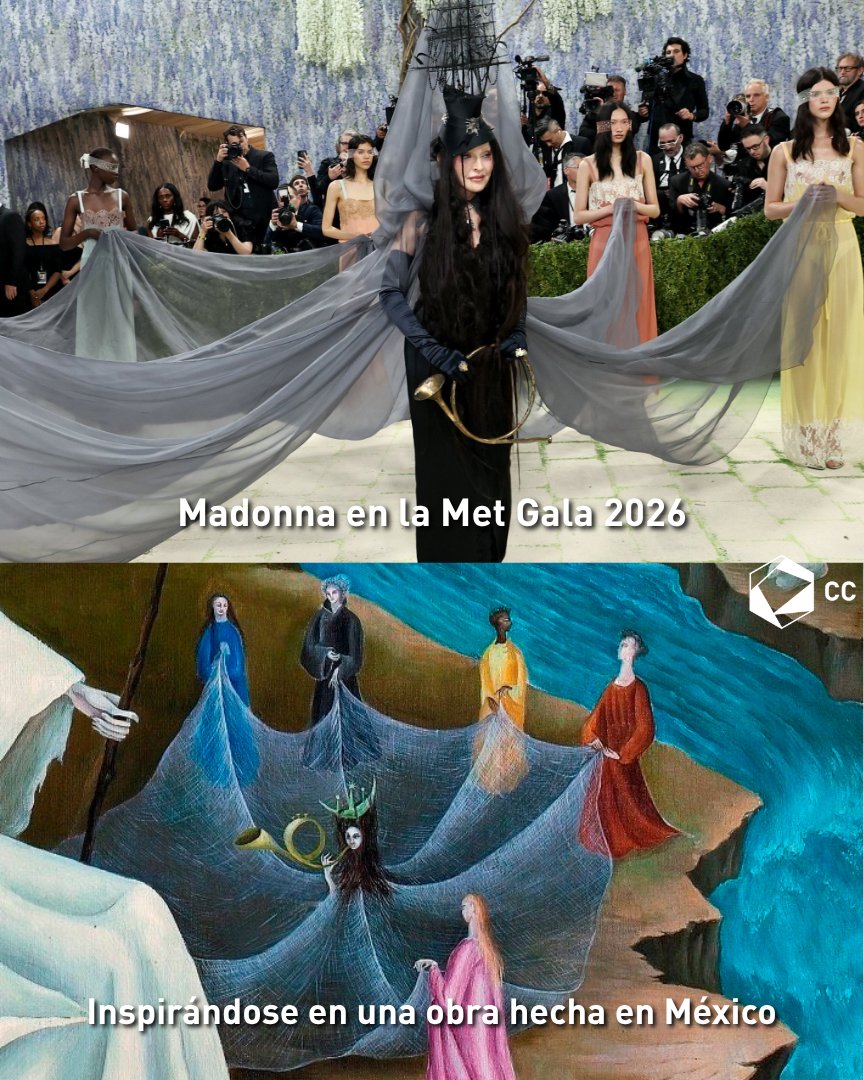 ¡Madonna llevó a México a la Met Gala y por eso amamos a la Reina del Pop! 🔥

#Madonna siempre ha demostrado estar 10 pasos adelante en creatividad, y ahora en la #MetGala lo volvió a confirmar llevando un atuendo inspirado en la pionera del surrealismo mexicano: Leonora