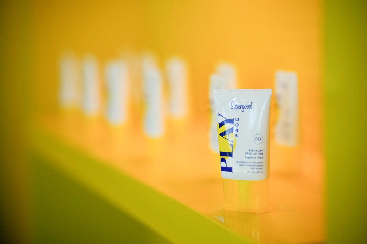 TruistChamp's tweet photo. Protect, Prime &amp; Glow! ☀️

Visit @Supergoop at The Park near No. 1 fairway. https://t.co/GxAl90NAoX