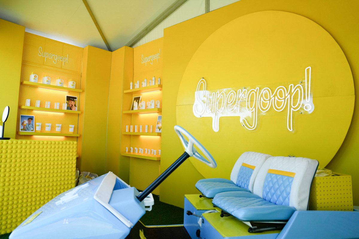 TruistChamp's tweet photo. Protect, Prime &amp; Glow! ☀️

Visit @Supergoop at The Park near No. 1 fairway. https://t.co/GxAl90NAoX