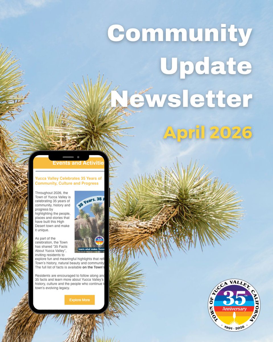 Town of Yucca Valley tweet media
