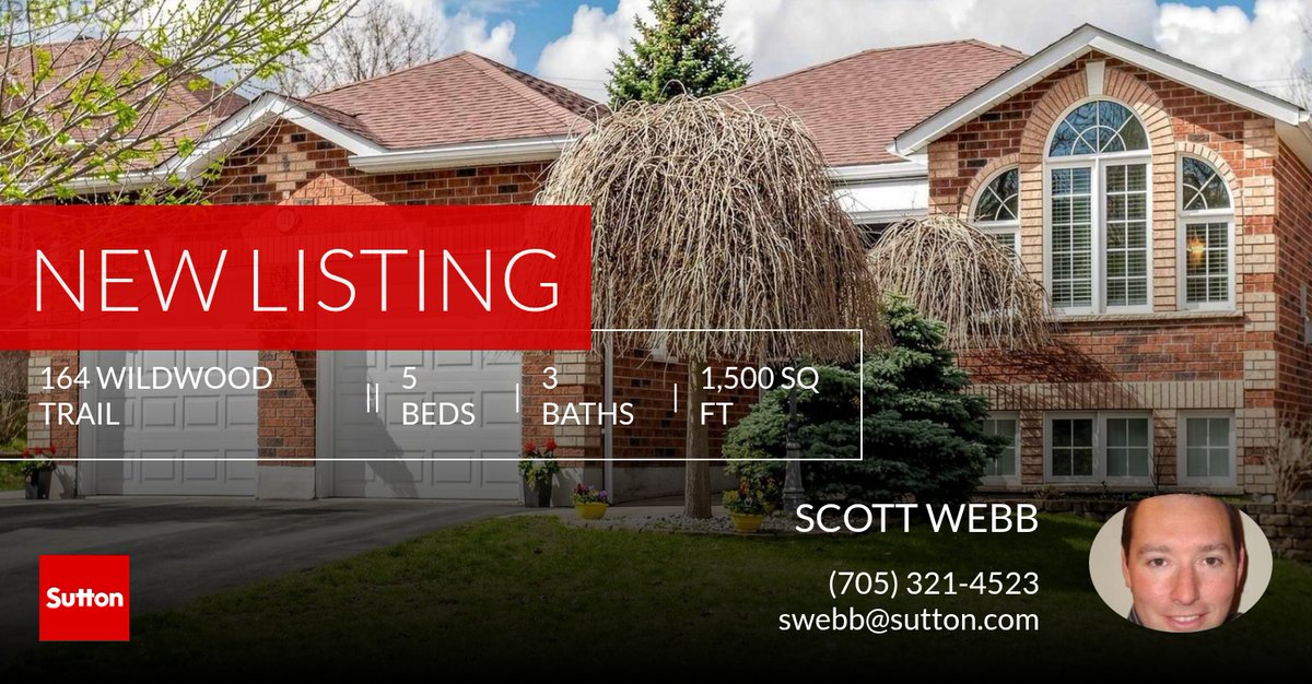 webbscottk's tweet photo. 📍 New Listing 📍 Take a look at this fantastic new property that just hit the market located at 164 Wildwood Trail in Barrie (ardagh). Reach out here or at (705) 321-4523 for more information!

Listed by Mahnoush Pour-... https://t.co/E8HBVSe8qB https://t.co/nUBKN6kf4z