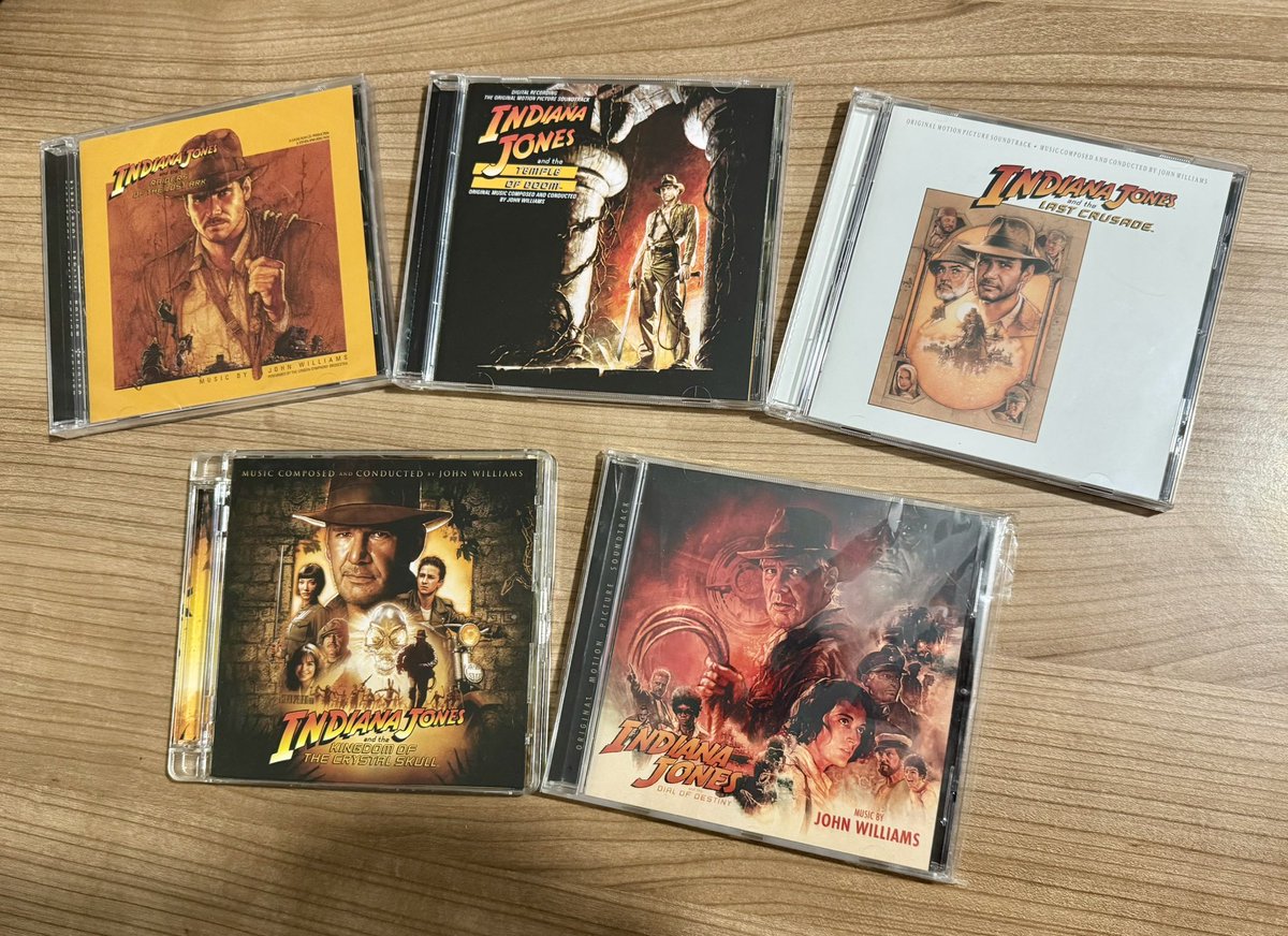 DamienTremollet's tweet image. J'ai enfin la complète !
#IndianaJones #ost #soundtrack