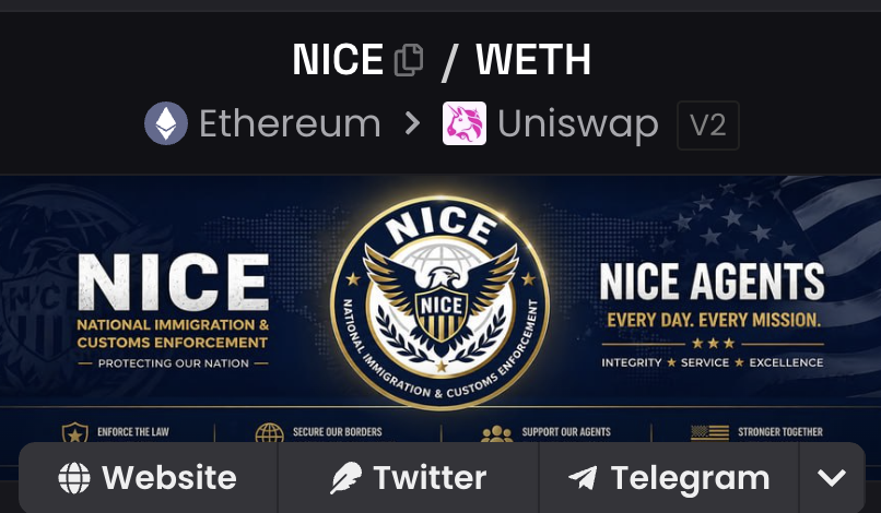 CryptoMuscle's tweet photo. @JanLovesAmerica @ICEgov @realDonaldTrump Brilliant Idea, Trump!  I'm not sure if you know, some patriots made NICE into a token on the Ethereum blockchain.

0x96240897eD1a841c978142C8c6dEc4cd135c1110 https://t.co/iQXBcbp6XE