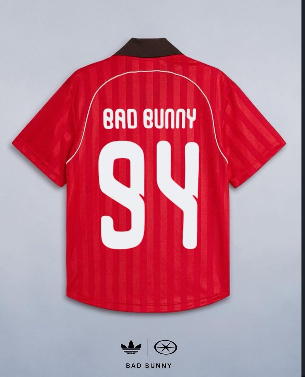 Bad Bunny will be featured in Adidas’s upcoming FIFA World Cup product line. 🔜⚽️

Check out Bad Bunny’s new shirt, set to be released soon, which features the number “94” in reference to Benito’s birth year.