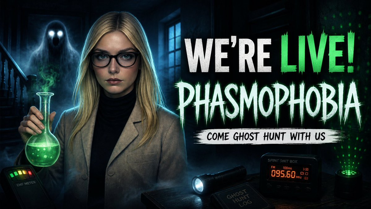 melROFL's tweet photo. 🔴 LIVE NOW with Phasmophobia 👻

New character creation update means I’m spending 45 minutes making a baddie just to get folded by a hallway ghost in under 3.

Come judge my look and my survival skills.

Twitch: MelROFL https://t.co/oPsmalWPKb https://t.co/TuuXp4velZ