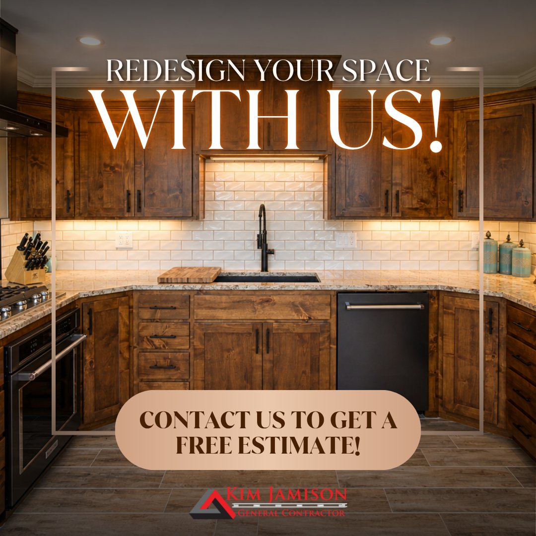 KimJContractor's tweet photo. Ready to redesign your space? Let Kim Jamison General Contractor bring your kitchen remodel vision to life! 

Contact us for a free estimate!  
🔗 https://t.co/y2ZWwNogJF  
📞 806-358-7954  

#KimJamisonGeneralContractor #KitchenRemodel #HomeRenovation #AmarilloTX https://t.co/c5ztpeqVSf