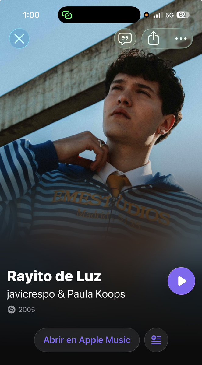 Y cerramos el día con otra buena noticia.

Primeros 2.000 Shazams de #RayitoDeLuz

Y que vengan muchos más en el futuro de los fans de #javicrespo y #PaulaKoops entre los que me incluyo.

En breve cifras,….