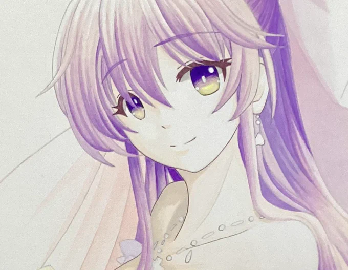 少々、自分の絵でお遊び。 アイコンにでも使えるんじゃない? #デートアライブ