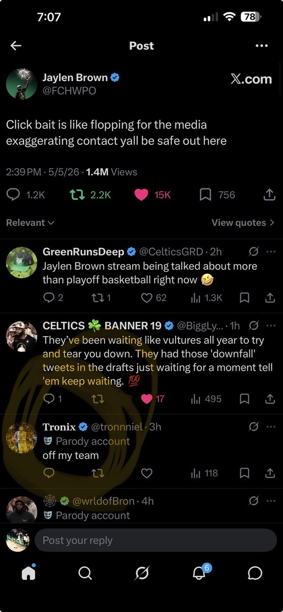 CelticBuckeye's tweet photo. @tronnniel How about YOU OFF MY TEAM! Gtfo https://t.co/xraE7EOHyw