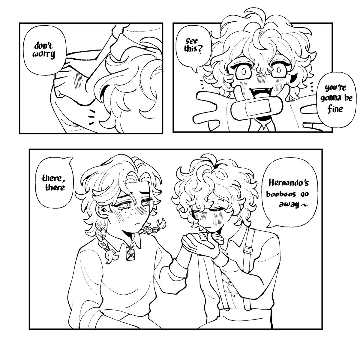seasallatte's tweet photo. [1/2]

[doodle] florian’s parents took him on a vacation to spain https://t.co/S4QNo2PBC0