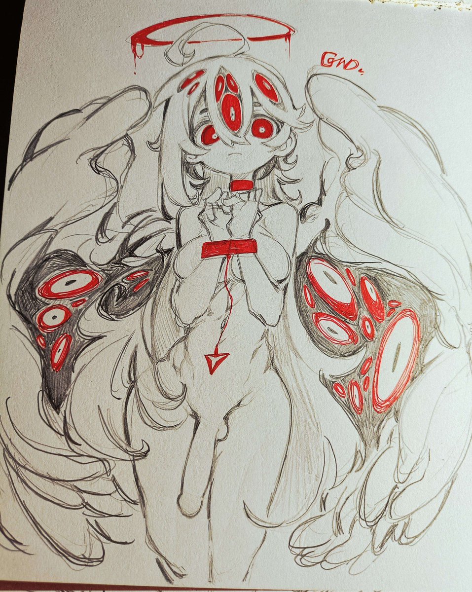 Fucco_san's tweet photo. Might redraw this character https://t.co/9HUR5WX5mJ