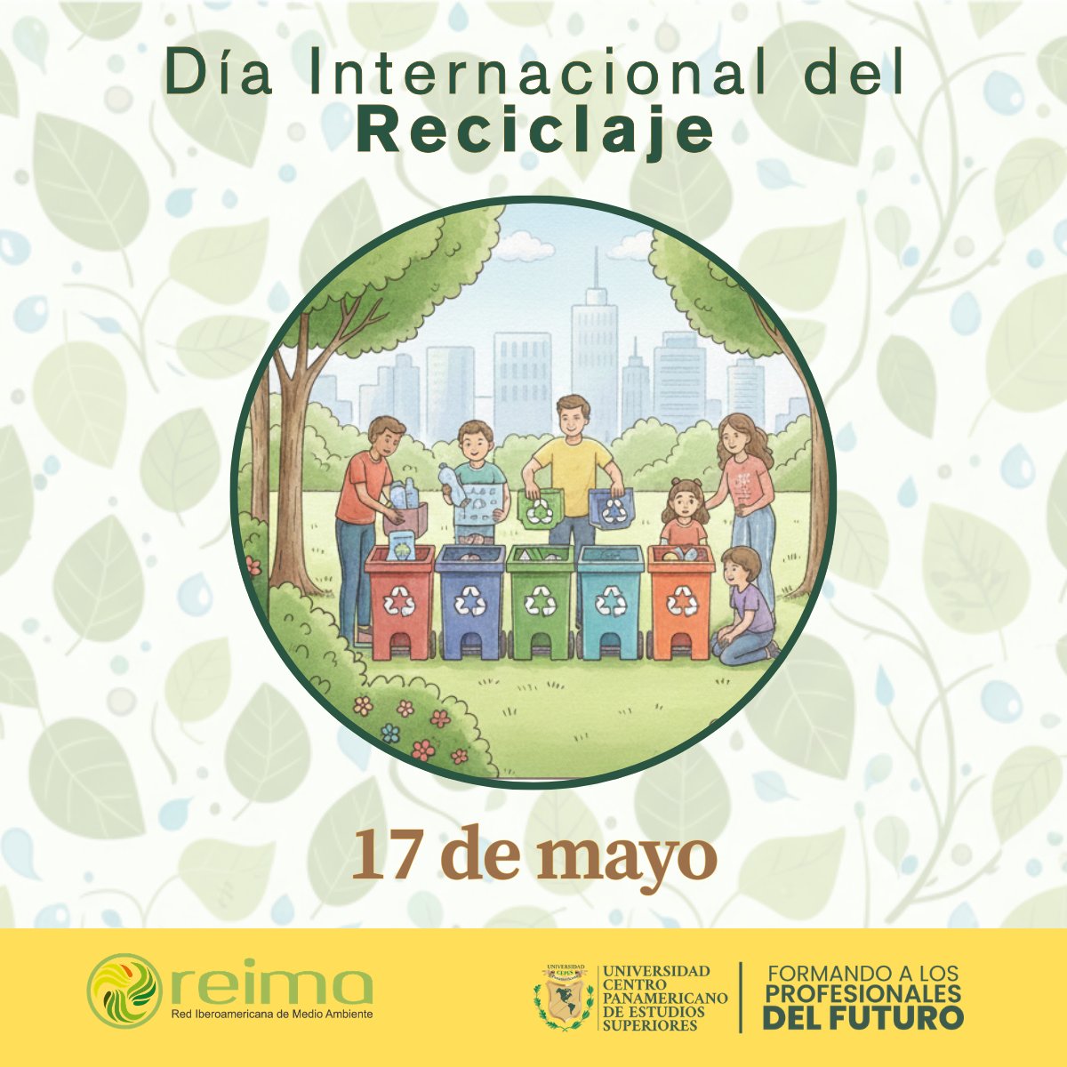 unicepesedumx's tweet photo. ♻️ ¡Pequeñas acciones, grandes cambios! 🌎
En el #DíaInternacionalDelReciclaje, recordamos que reducir, reutilizar y reciclar protege nuestra vida silvestre y ahorra energía. 
Desde #UNICEPES y @reima_ac, te invitamos a ser parte de la solución.
¿Tu mejor consejo de reciclaje? 👇 https://t.co/34uuqmvkdM