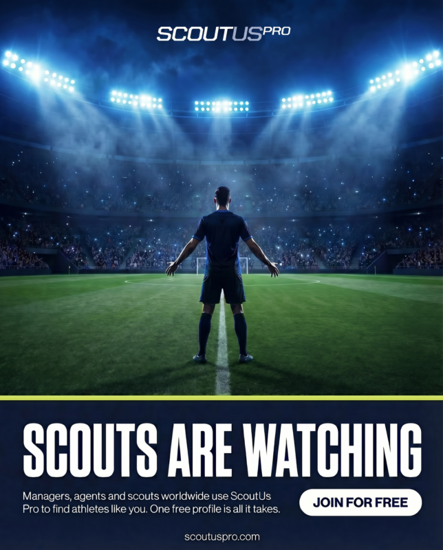 ScoutUsPro's tweet photo. 👀 Scouts are watching…
ScoutUs Pro connects athletes with managers, agents, and scouts worldwide.
START FOR FREE at https://t.co/aGjr7dcnIM
#ScoutUsPro #GetDiscovered https://t.co/s53xKxmfiS