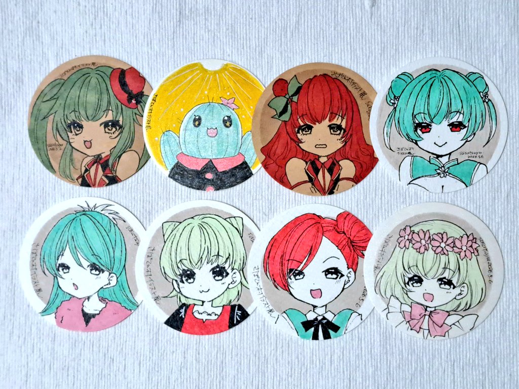 さぼてん村イラスト展 どこかのタイミングで小一時間ほど在廊しようと