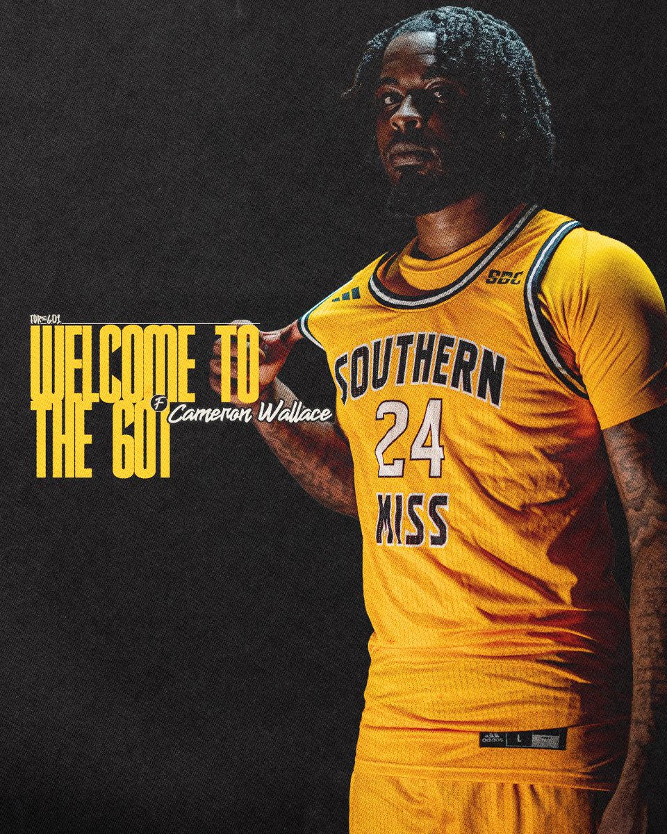 SouthernMissMBB's tweet photo. Fired up to get this kid to the 601 😏

@CameronWallac24 | #SMTTT https://t.co/ZTx05ZliR0