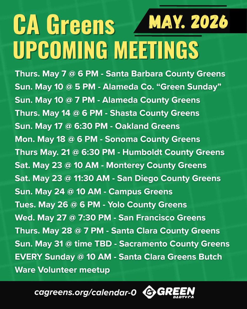 Green Party of California tweet media